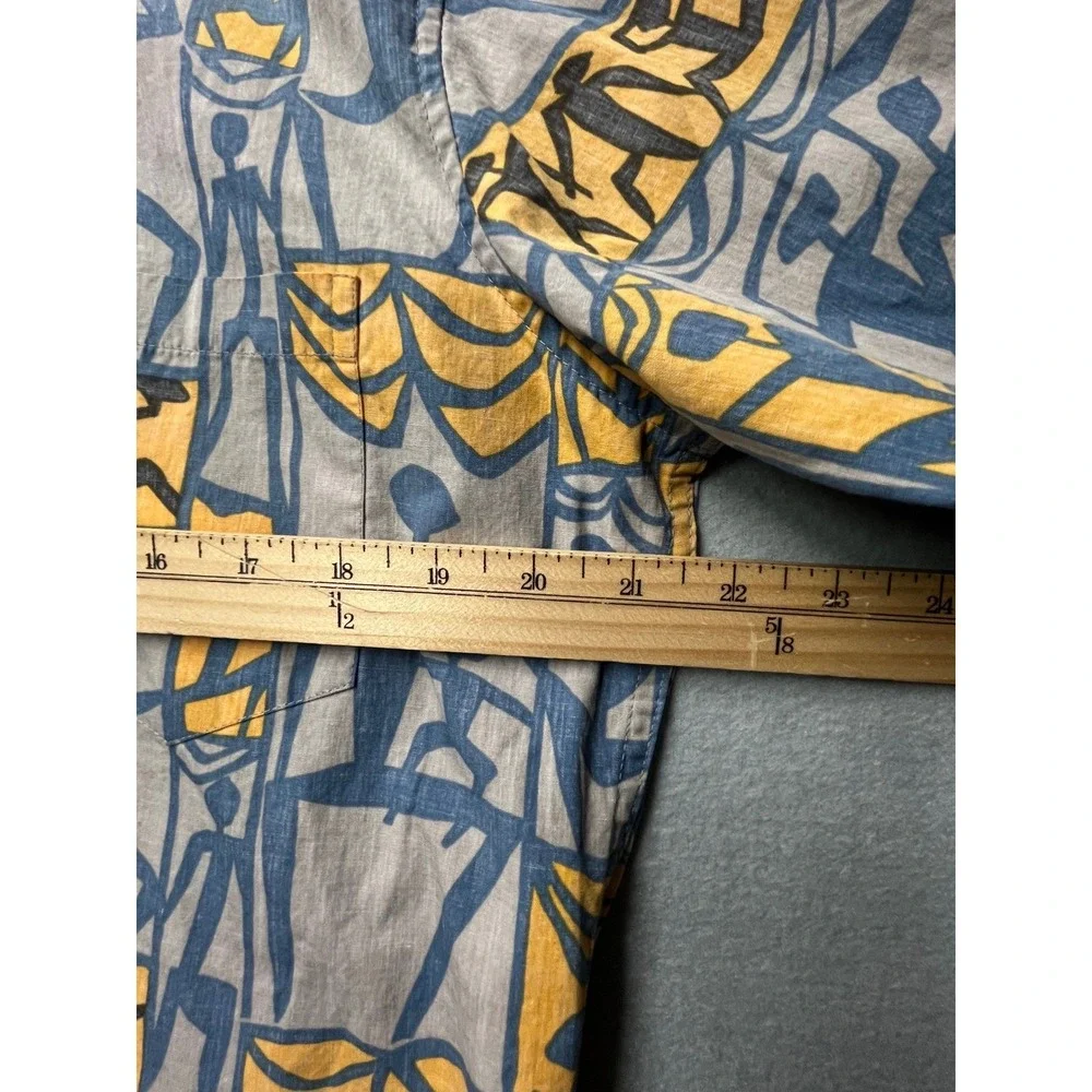 VTG Reyn Spooner S (21x27) Hawaiian Aloha Shirt Made Hawaii Abstract Art 80s